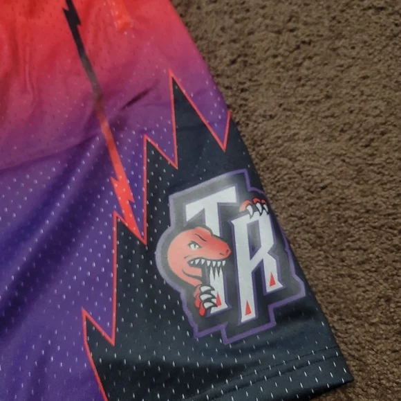 Mitchell & Ness Toronto Raptors 1998 Fadeaway NBA Swingman Shorts Men's Size XL - Picture 3 of 7